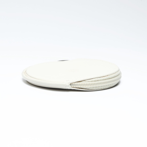 LOEWE Leather Mini Wallet/Coin Case, Ivory